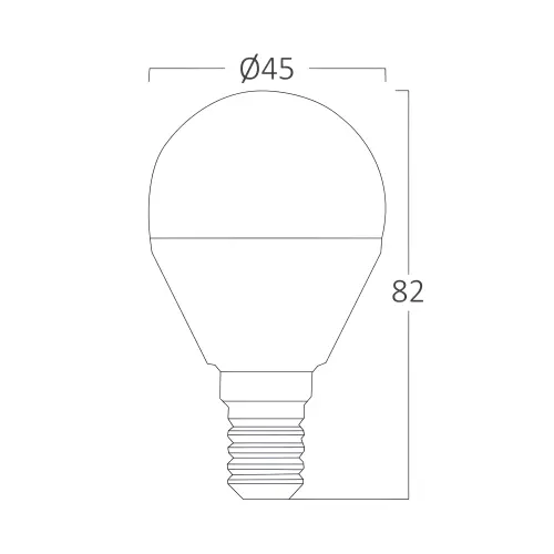 Braytron LED Sijalica Mini Kugla 5W E14 P45 6500K BA11-00513