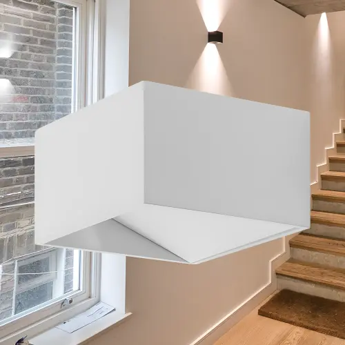 Braytron LED Stepenišna Svetiljka Kvadratna 8W Beli 3000K BH07-03100