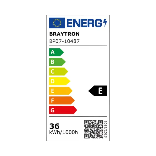Braytron LED Plafonjera Kvadratni 36W Drvo CCT BP07-10487