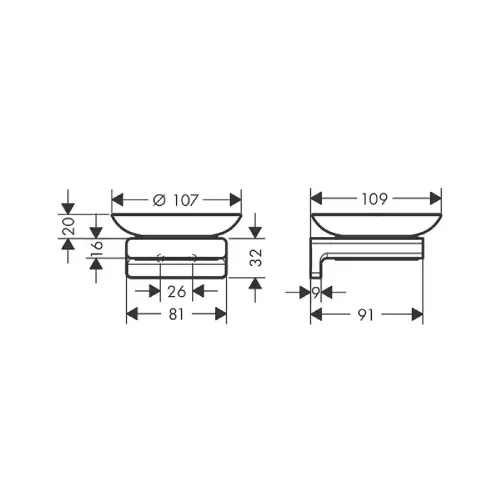 Hansgrohe Addstoris držač sapuna 41746000