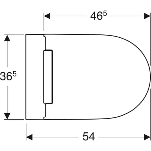 Geberit One konzolna WC šolja Turboflush sa daskom 500.202.01.1