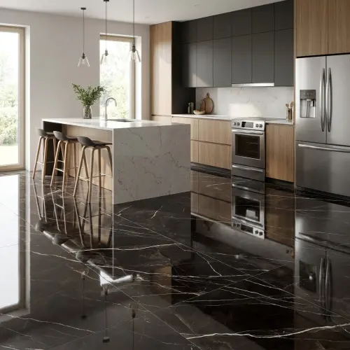 Marazzi Allmarble 60X120 Allmarble Calacatta Black Lux MELQ