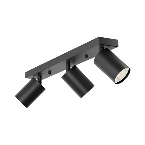 Braytron GU10 Nadgradni Spot Kvadratni Trostruki Crni BH04-00831