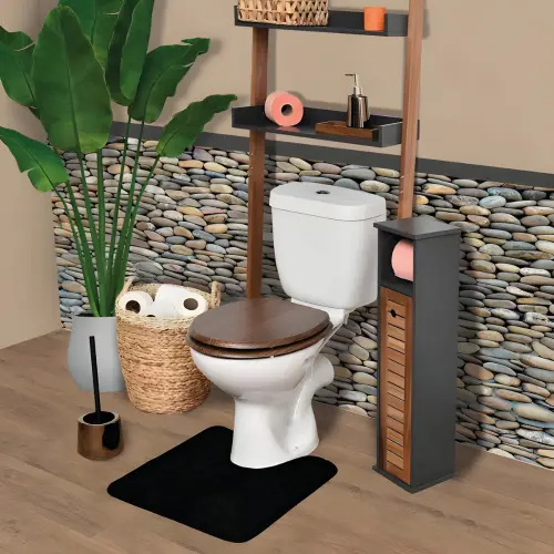 Tendance Acacia držač toaletnog papira sa ostavom 18X18X75CM MDF
