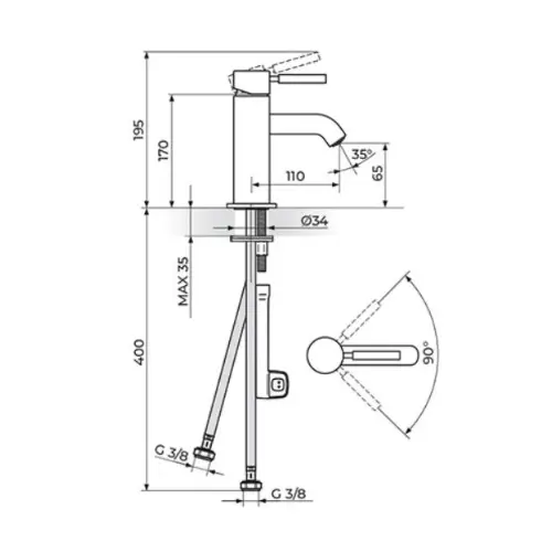 Rosan Gee.O za lavabo JG30101