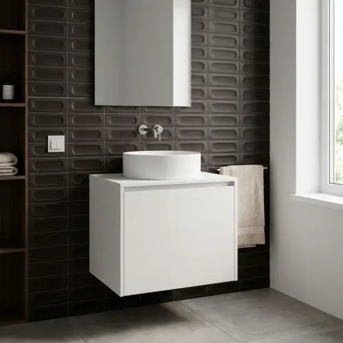 Marazzi Confetto Nero STR. 3D Savoiardo 5x15cm MEUX