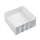 Hidrosan lavabo Art 375*375*130 [KW-1592] [bela, sjaj]