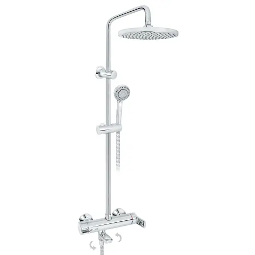 Rosan B2 Baterija za tuš kadu sa usp tuš D.220mm i izlivom JB37351