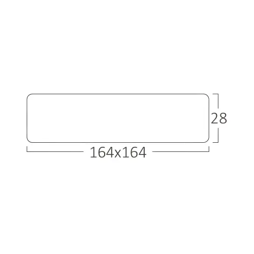 Braytron LED Panel Nadgradni Kvadratni 12W Beli 6500K BP04-41230