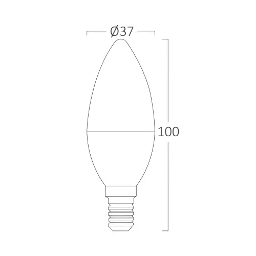 Braytron LED Sijalica Sveća 5W E14 6500K BA09-00513
