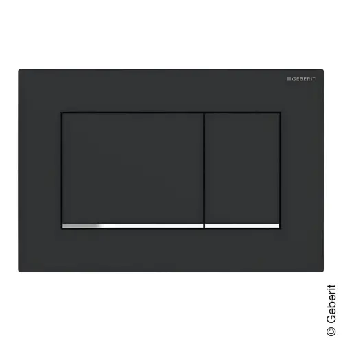 Geberit tipka Sigma 30 Crna /sjajna/hrom 115.883.14.1