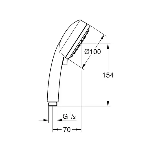 Grohe Tempesta Cosmopolitan 100 tuš ručica 2 funkcije 27571002