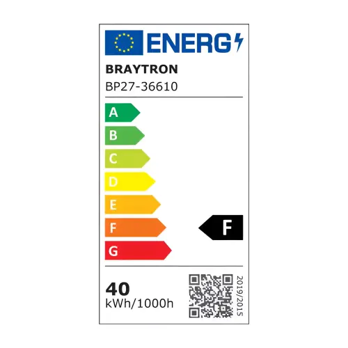 Braytron LED Panel Ugradni 595X595 40W Beli 4000K BP27-36610