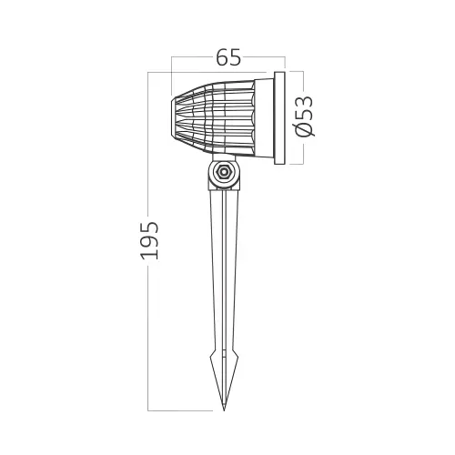 Braytron LED Ubodna Svetiljka 7W Crna Zelena IP65 BT25-00251