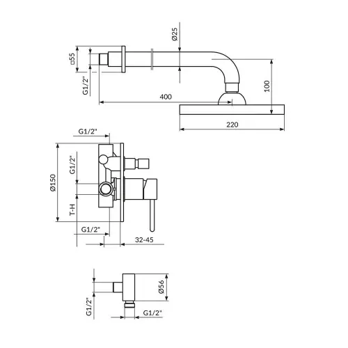 Rosan Dark uzidna JD31601 sa uzidanim i ruč t