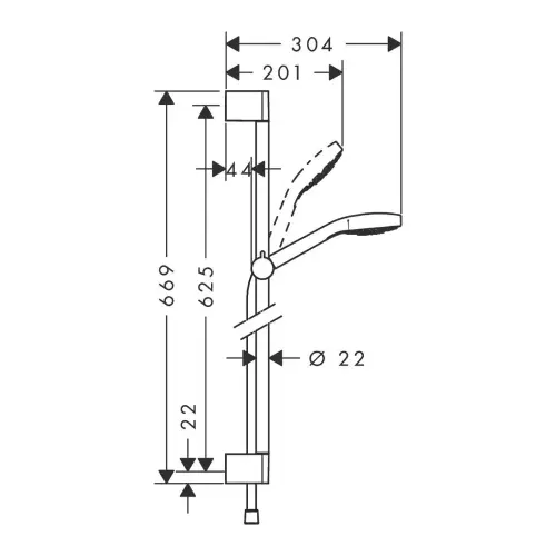 Hansgrohe SET Croma Select E VARIO 26582400