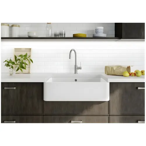 Blanco VILLAE SINGLE FARMHOUSE CR.WHITE