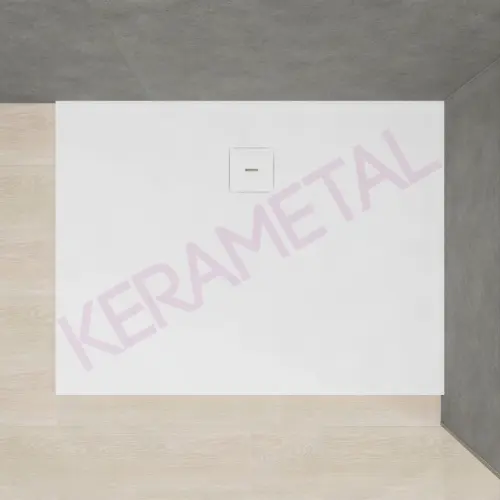 Kolpa Tuš kada Moonwalk Q120x90 - Liveni mermer Bela 596910