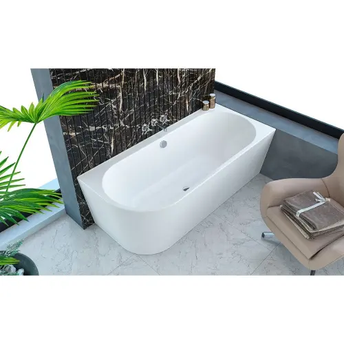 Kolpa Samostojeća Kada Dream-SP-Leva 170x75+Preliv White 518030