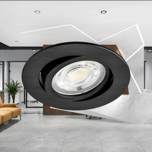 Braytron Dimabilna LED Spot Svetiljka Okrugla 7W Crna CCT BD02-60781