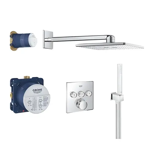 Grohe Grohtherm Smartcontrol Termostatski ugradni set sa kvadratnom ružom 34706000