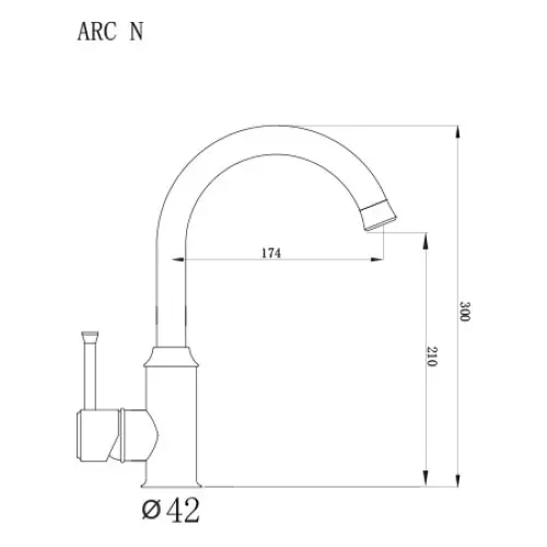 Metalac xGranit za sudoperu Arc - Bež T03802