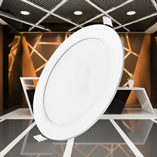 Braytron LED Panel Ugradni Okrugli 4" 6W Beli 3000K LP01-00600