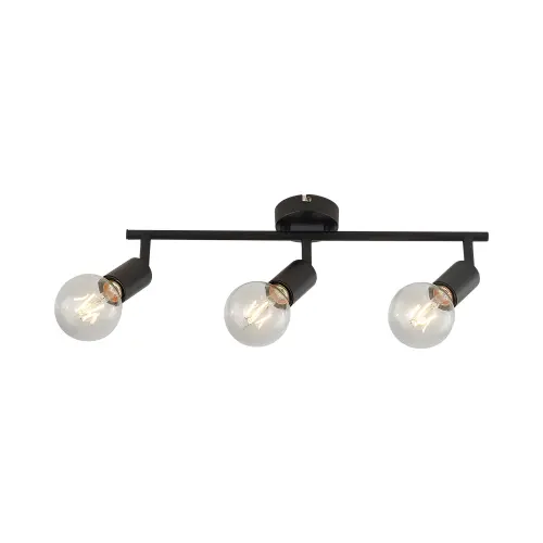 Braytron Plafonjera 3-Glava E27 Crni BV04-00032
