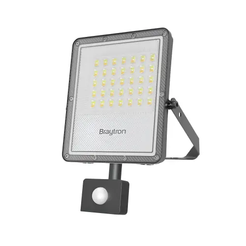 Braytron LED Reflektor 30W Sivi CCT IP65 sa Senzorom BT65-23082