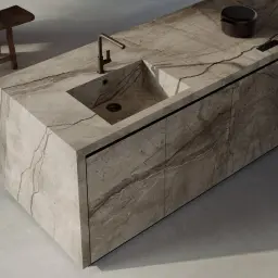 Marazzi GRANDE STONE LOOK 1600x3200 RETT Silver ROOT SATIN 3d INK MM19