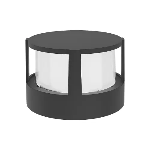 Braytron LED Zidna Svetiljka Okrugla 15W Sivi CCT IP65 BG38-01482
