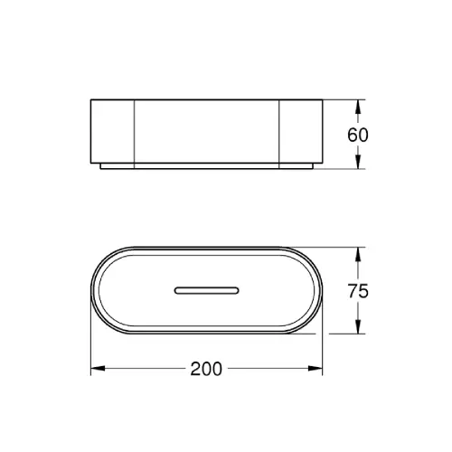 Grohe Selection staklena posuda 41037000