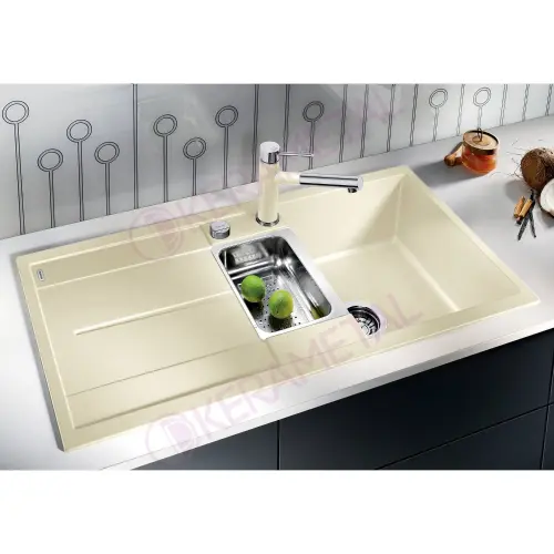 Blanco METRA 6 S P.C. silgranit 1000x500mm jasmin 513047 reverzibilna gratis inox posudica