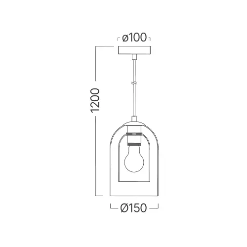 Braytron Visilica E27 Smoke BV01-00040