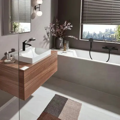 Hansgrohe Pulsify Select SET tuš ručica 105 3 JET sa tuš crevoM 160CM I DRŽAČEM matt Black 24303670