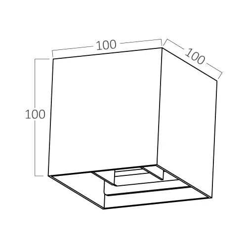 Braytron Zidna Svetiljka Double Sivi IP54 BG38-03402