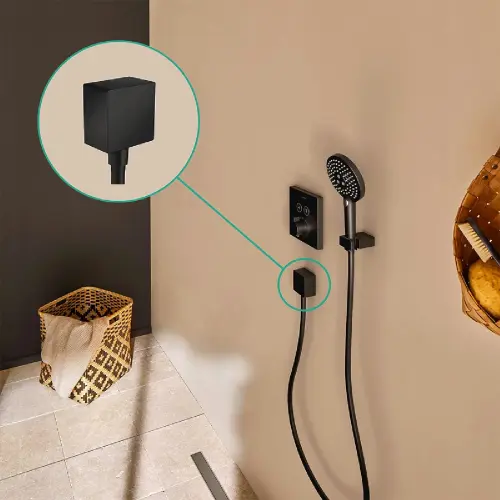 Hansgrohe priključak za tuš crevo MAT CRNI 26455670
