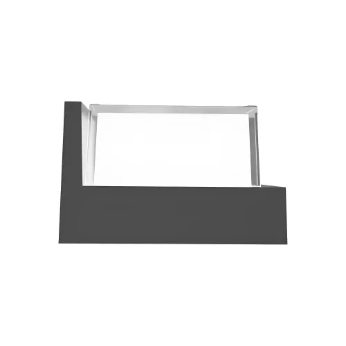 Braytron LED Zidna Svetiljka Kvadratna 15W Sivi CCT IP65 BG38-01182