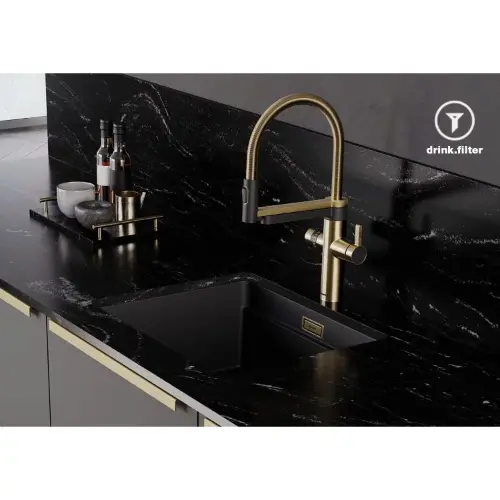 Blanco EVOL-S Pro zlatno saten 527430