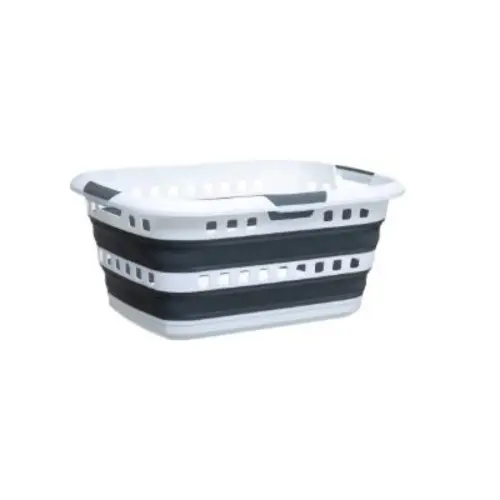 Five Korpa za veš 45l 62x44x27,5 cm pp siva