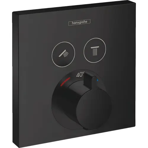 Hansgrohe Termostatski mešač za tuš kadu matt Black 15763670