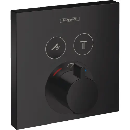 Hansgrohe Termostatski mešač za tuš kadu matt Black 15763670