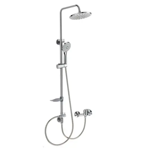 Inter Ceramic Usponski tuš 1f+ručica 3f+slavina sedal podesiv 76-116 cm hrom