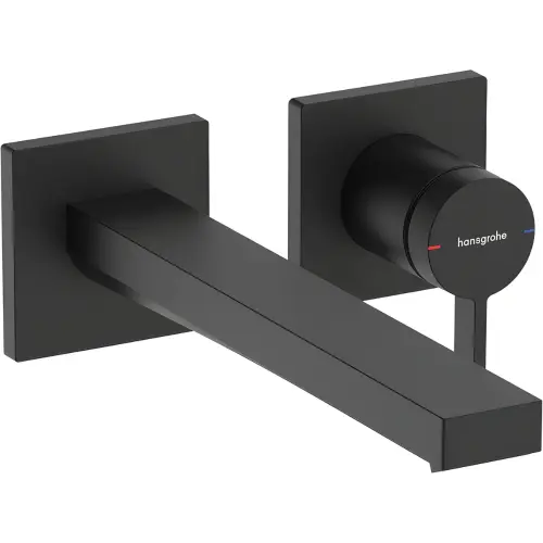 Hansgrohe Tecturis E Zidna za umivaonik + izliv 22,5 CM matt BLACK 73051670