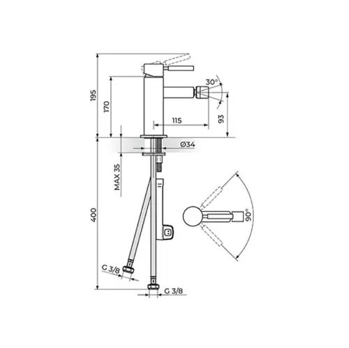 Rosan Gee.O baterija za bide JG39101