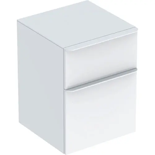 Geberit ormarić Bočni 450 x 600 x 470 Smyle Square Sa 2 Fioke Siva Sjaj 500.357.
