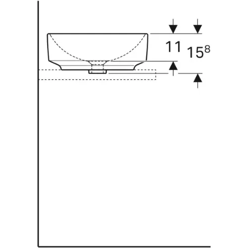 Geberit VariForm lavabo 40cm 500.768.01.2