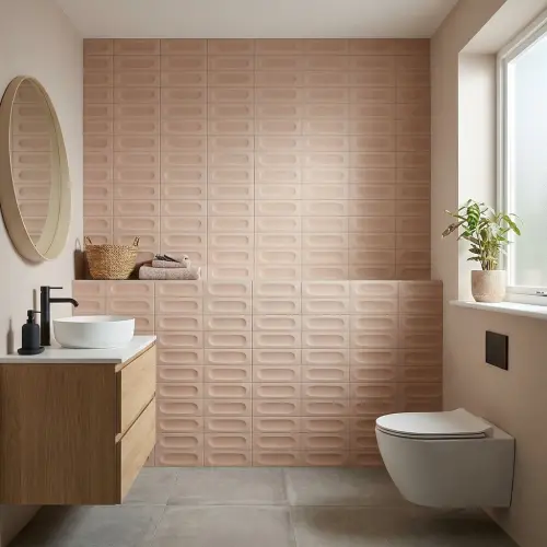 Marazzi Confetto Rosa STR. 3D Savoiardo 5x15cm MEV3