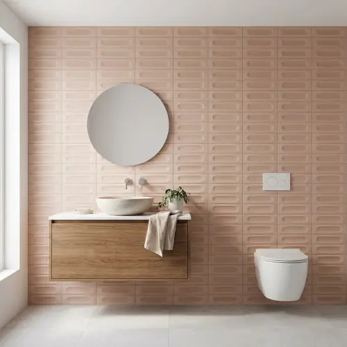 Marazzi Confetto Rosa STR. 3D Savoiardo 5x15cm MEV3