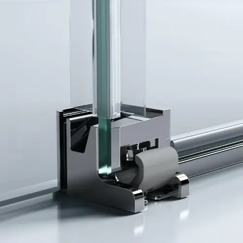 Huppe Classics 2 Tuš vrata 100cm Silver mat H=1900
